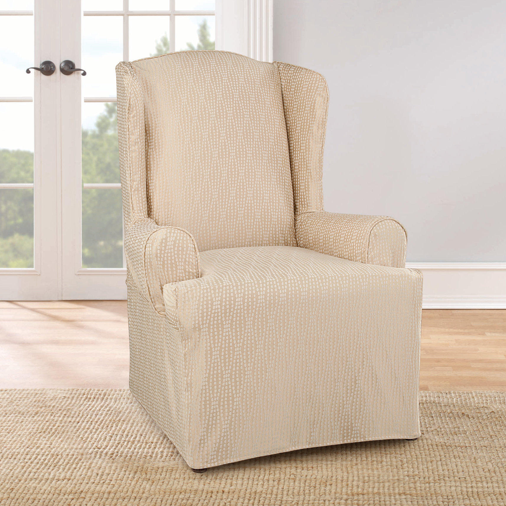 Sure Fit Strand Waverly Armchair Slipcover & Reviews Wayfair.ca